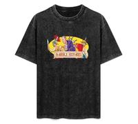 SaludHealth Horrible Histories Unisex T-Shirt Printed Tee Graphic Top Men Black Shirt L
