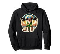 Saluki Dog Owner Summer Vibes Vacanze Vacanze Vintage Sun Felpa con Cappuccio