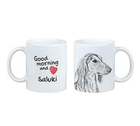 Saluki I tazza con cane buongiorno Art-Dog