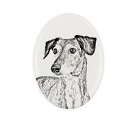 Saluki lapide con foto di cane Art-Dog