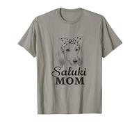 Saluki Mom Dog Design per le donne Maglietta