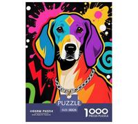Saluki Puzzle 1000 Pezzi Pet Dog - Cartone Friendly, Relax E Concentrazione, Poster Incluso - 38x26cm/1000pcs