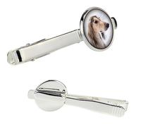 Saluki spilla per cravatta in scatola con foto Art-Dog