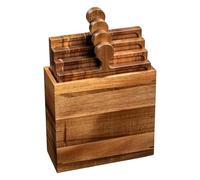 Salumi Board Set | 4 pezzi Wooden Puzzle Serving Tray,Food Interlocking Platter | For Kitchen Party Wedding Holiday Appetizer Food Family Hostess