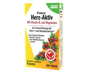 Salus Haus Integratore Protecor Herz Aktiv per cuore e muscoli, 60cps