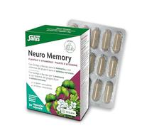 Salus Neuro Memory Integratore, Memoria e Concentrazione, 30 Capsule | Supporto Funzioni Cognitive e Sistema Nervoso, Con Ginkgo Biloba, Bacopa e Vitamine B