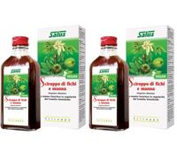 Salus Sciroppo di Fichi e Manna - Integratore Alimentare per la regolarità intestinale - 200ml (Confezione da 2)