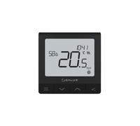 SALUS SQ610BRF Salus regolatore di temperatura wireless da incasso Quantum, a batteria, nero