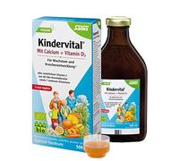 Salus Vital per bambini con calcio + vitamina D3 - Tonico speciale per la crescita e lo sviluppo osseo - vegano - 500 ml