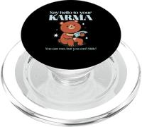 Saluta il tuo karma - Puoi correre ma non puoi nasconderti PopSockets PopGrip per MagSafe