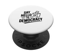 Saluta la democrazia PopSockets PopGrip Adesivo