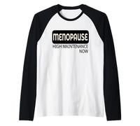 Salute Femminile Consapevolezza Menopausa Maglia con Maniche Raglan