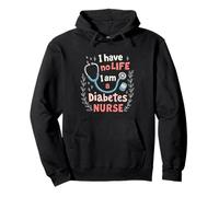 Salute - Infermieristica Infermiere Del Diabete Felpa con Cappuccio