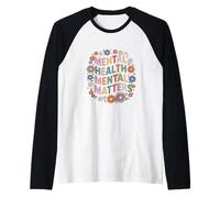 Salute mentale Consapevolezza delle questioni mentali Respirare Maglia con Maniche Raglan