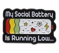 Salute mentale: spilla smaltata "malattia invisibile" spilla, spilla, zaini, Klein, Metallo non prezioso