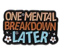 Salute mentale: spilla smaltata "malattia invisibile" spilla, spilla, zaini, Klein, Metallo non prezioso