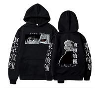 Salutebaba Felpa con Cappuccio Tokyo Ghoul Ken Kaneki Anime Giapponese Autunno e Inverno Felpe con Stampa 3D per Uomo Donna