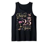 Saluti a 25 Anni, 25° Compleanno della Regina, 25 Anni Bday Canotta