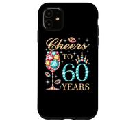 Saluti a 60 anni, donne di 60 anni, 60 compleanni carini Custodia per iPhone 11