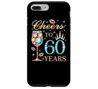 Saluti a 60 anni, donne di 60 anni, 60 compleanni carini Custodia per iPhone 7 Plus/8 Plus