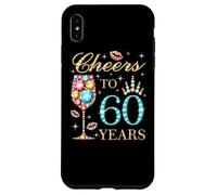 Saluti a 60 anni, donne di 60 anni, 60 compleanni carini Custodia per iPhone XS Max