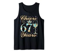 Saluti a 67 Anni, Festa per Il 67° Compleanno della Donna, Principessa Regina Canotta