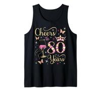 Saluti a 80 Anni, 80° Compleanno della Regina, 80 Anni Bday Canotta