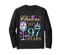 Saluti alla festa per il 97° compleanno delle donne di 97 anni Maglia a Manica