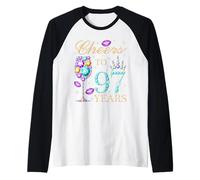 Saluti alla festa per il 97° compleanno delle donne di 97 anni Maglia con Maniche Raglan