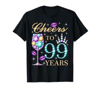 Saluti alla festa per il 99° compleanno delle donne di 99 anni Maglietta