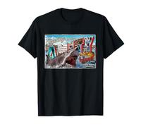 Saluti da Amity Island Jaws 2025 Maglietta