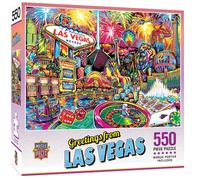 Masterpieces - Puzzle Collage di viaggio - Las Vegas - 550 Pezzi