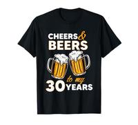 Saluti e birre alla divertente festa per il trentesimo compleanno dei miei 30 anni Maglietta