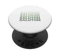 Saluton Esperanto 70 Stile Retrò Tramonto - Saluto Estetico PopSockets PopGrip Adesivo