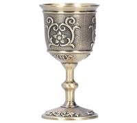 SALUTUYA Bicchieri da Vino, Calice da Vino imperatore Cinese per Feste in Puro Rame Resina in Acciaio Inossidabile - splendido Calice da Vino Vintage Medievale(Large)