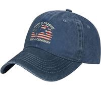 Salva A Horse Ride A Cowboy Gifts Cappello da Camionista Cappello da Caccia Western da Cowboy Divertente alla Moda per Uomo Donna Nero