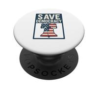 Salva Democrazia Liberty Bell PopSockets PopGrip Adesivo