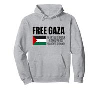 Salva Gaza, Libera Palestina, Libera Gaza, Proud Gaza, Palestina Felpa con Cappuccio