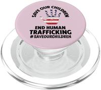Salva i nostri bambini camicia - Fine traffico di esseri umani PopSockets PopGrip per MagSafe