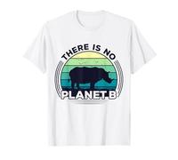 Salva I Rinoceronti Non c'è Nessun Pianeta B Giornata della Maglietta