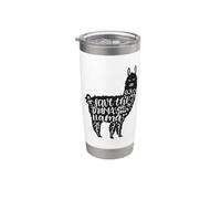Salva il dramma per il tuo Llama Funny Llama Lover Bicchiere termico in acciaio inox doppia parete