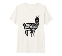 Salva Il Dramma per Il Tuo Llama Funny Llama Lover Maglietta Premium