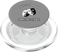 Salva il dramma per le maschere comiche di recitazione teatrale PopSockets PopGrip per MagSafe