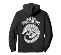 Salva il formicaio mangiatore di formiche Pangolin Salva i pangolini Felpa con Cappuccio