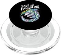 Salva il formicaio mangiatore di formiche Pangolin Salva i pangolini PopSockets PopGrip per MagSafe