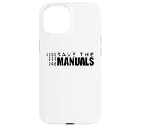 Salva il manuale Stick Shift Gear Head Custodia per iPhone 15