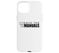 Salva il manuale Stick Shift Gear Head Custodia per iPhone 15 Plus