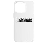 Salva il manuale Stick Shift Gear Head Custodia per iPhone 15 Pro Max