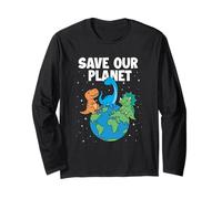 Salva Il Nostro Pianeta - Giornata della Terra Climate Environmentalist Maglia a Manica