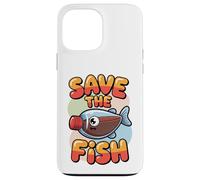 Salva il pesce T Shirt divertente plastica salsa di soia pacchetto Tee Custodia per iPhone 13 Pro Max